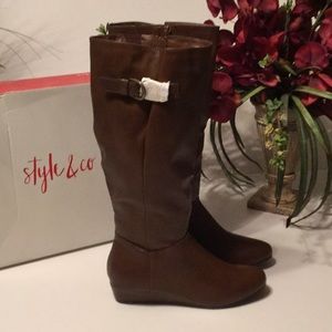 Style & Co Women’s Rainne Mid calf Boots size 5.5